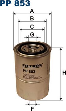 Filtron PP853 - Degvielas filtrs www.autospares.lv