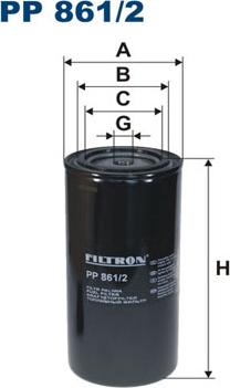 Filtron PP861/2 - Degvielas filtrs www.autospares.lv