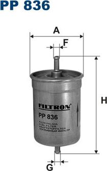 Filtron PP836 - Degvielas filtrs www.autospares.lv