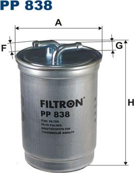 Filtron PP838 - Degvielas filtrs www.autospares.lv