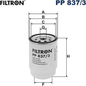 Filtron PP 837/3 - Degvielas filtrs www.autospares.lv
