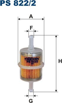 Filtron PS 822/2 - Fuel filter www.autospares.lv