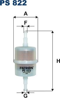 Filtron PS822 - Degvielas filtrs www.autospares.lv