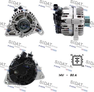 Fispa A12BH0235A2 - Ģenerators www.autospares.lv