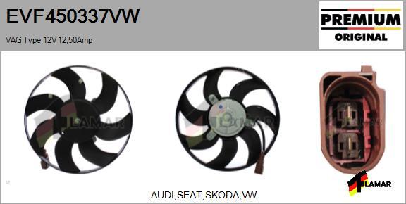 FLAMAR EVF450337VW - Ventilators, Motora dzesēšanas sistēma www.autospares.lv