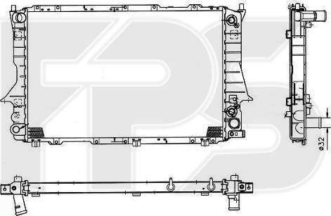 FPS FP 12 A757 - Radiators, Motora dzesēšanas sistēma www.autospares.lv