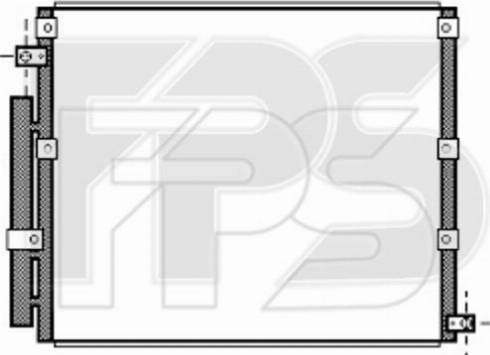 FPS FP 70 K175 - Kondensators, Gaisa kond. sistēma www.autospares.lv