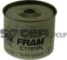 FRAM C1191PL - Degvielas filtrs www.autospares.lv