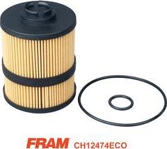 FRAM CH12474ECO - Eļļas filtrs www.autospares.lv