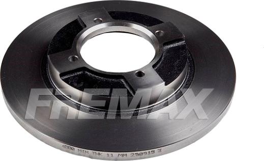 FREMAX BD-6580 - Bremžu diski www.autospares.lv
