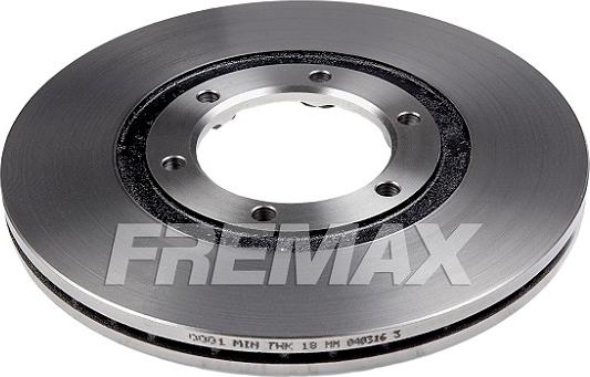 FREMAX BD-0001 - Bremžu diski www.autospares.lv
