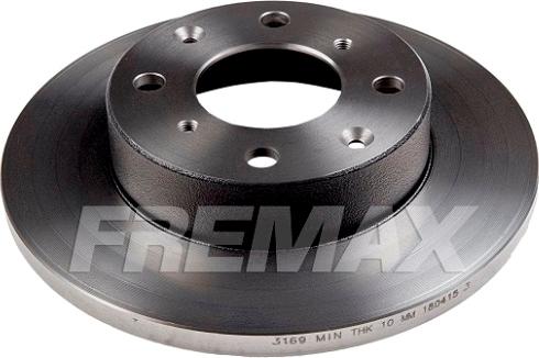 FREMAX BD-3169 - Bremžu diski www.autospares.lv