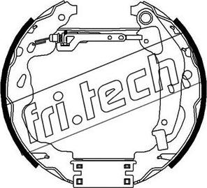 Fri.Tech. 16309 - Bremžu loku komplekts www.autospares.lv