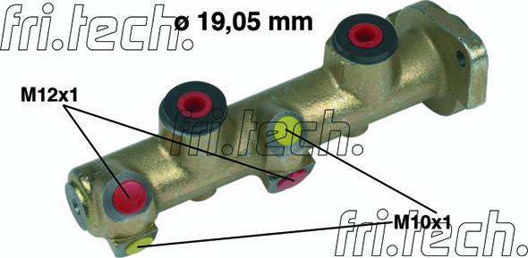 Fri.Tech. PF021 - Galvenais bremžu cilindrs www.autospares.lv