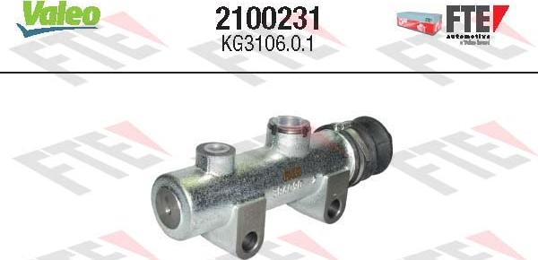 FTE 2100231 - Galvenais cilindrs, Sajūgs www.autospares.lv