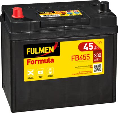 Fulmen FB455 - Startera akumulatoru baterija www.autospares.lv