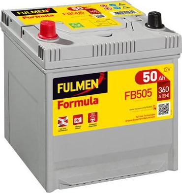 Fulmen FB505 - Startera akumulatoru baterija www.autospares.lv