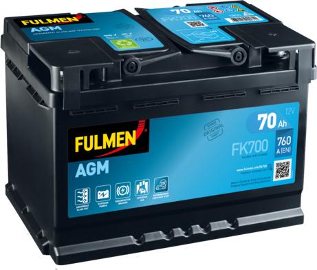 Fulmen FK700 - Startera akumulatoru baterija www.autospares.lv