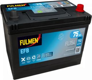 Fulmen FL754 - Startera akumulatoru baterija www.autospares.lv