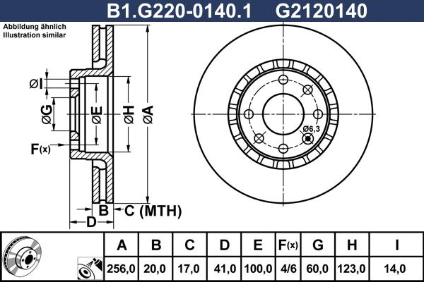 Galfer B1.G220-0140.1 - Bremžu diski www.autospares.lv