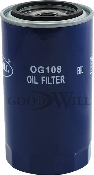 GoodWill OG 108 - Eļļas filtrs www.autospares.lv