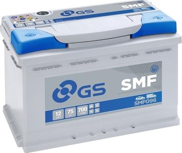 GS SMF096 - Startera akumulatoru baterija www.autospares.lv