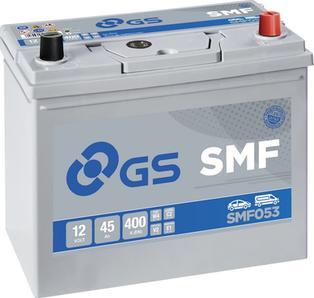GS SMF053 - Startera akumulatoru baterija www.autospares.lv