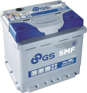 GS SMF077 - Startera akumulatoru baterija www.autospares.lv