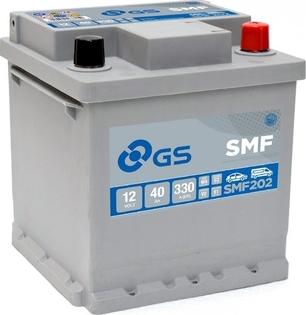 GS SMF202 - Startera akumulatoru baterija www.autospares.lv