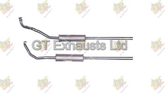 GT Exhausts GMS103 - Izplūdes gāzu trokšņa slāpētājs (pēdējais) www.autospares.lv