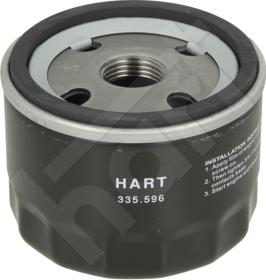 Hart 335 596 - Eļļas filtrs www.autospares.lv