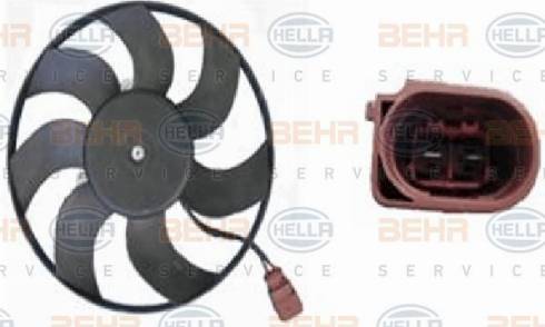 HELLA 8EW 351 040-414 - Ventilators, Motora dzesēšanas sistēma www.autospares.lv