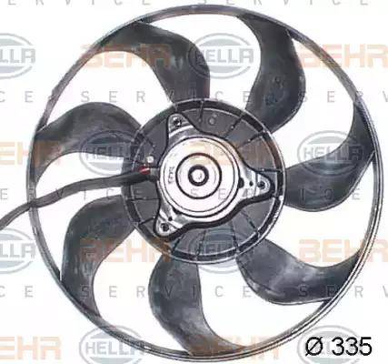 HELLA 8EW 351 043-591 - Ventilators, Motora dzesēšanas sistēma www.autospares.lv
