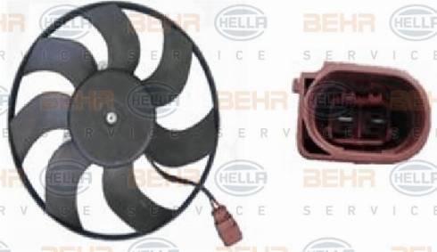 HELLA 8EW 351 039-184 - Ventilators, Motora dzesēšanas sistēma www.autospares.lv