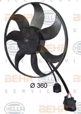 HELLA 8EW 351 039-171 - Ventilators, Motora dzesēšanas sistēma www.autospares.lv