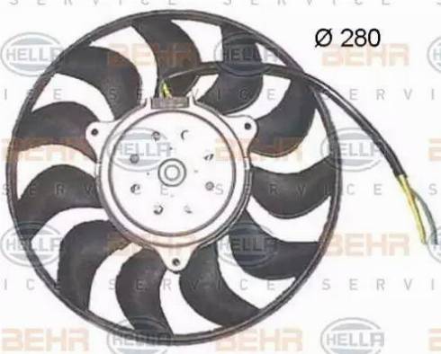 HELLA 8EW 351 150-034 - Ventilators, Motora dzesēšanas sistēma www.autospares.lv
