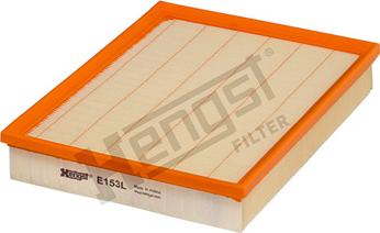 Hengst Filter E153L - Gaisa filtrs www.autospares.lv