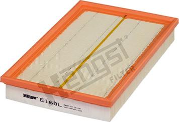 Hengst Filter E160L - Gaisa filtrs www.autospares.lv