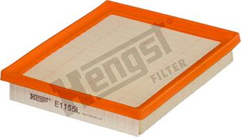 Hengst Filter E1155L - Gaisa filtrs www.autospares.lv