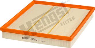 Hengst Filter E355L - Gaisa filtrs www.autospares.lv