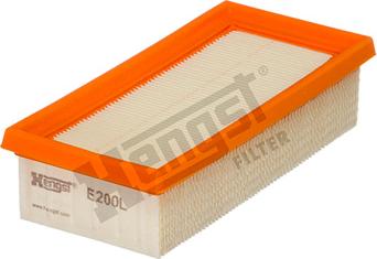 Hengst Filter E200L - Gaisa filtrs www.autospares.lv