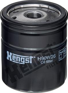 Hengst Filter H90W26 - Eļļas filtrs www.autospares.lv