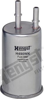 Hengst Filter H490WK - Degvielas filtrs www.autospares.lv