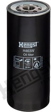 Hengst Filter H463W - Eļļas filtrs www.autospares.lv