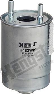 Hengst Filter H483WK - Degvielas filtrs www.autospares.lv