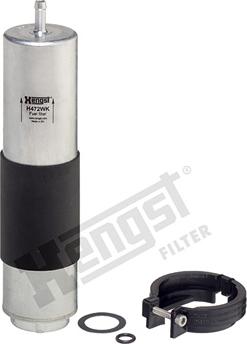 Hengst Filter H472WK - Degvielas filtrs www.autospares.lv