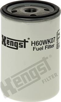 Hengst Filter H60WK07 - Degvielas filtrs www.autospares.lv