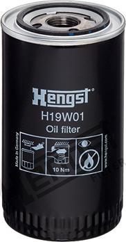 Hengst Filter H19W01 - Eļļas filtrs www.autospares.lv
