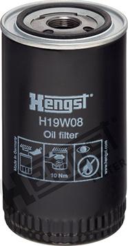 Hengst Filter H19W08 - Eļļas filtrs www.autospares.lv