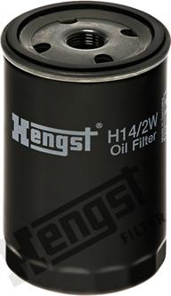 Hengst Filter H14/2W - Eļļas filtrs www.autospares.lv